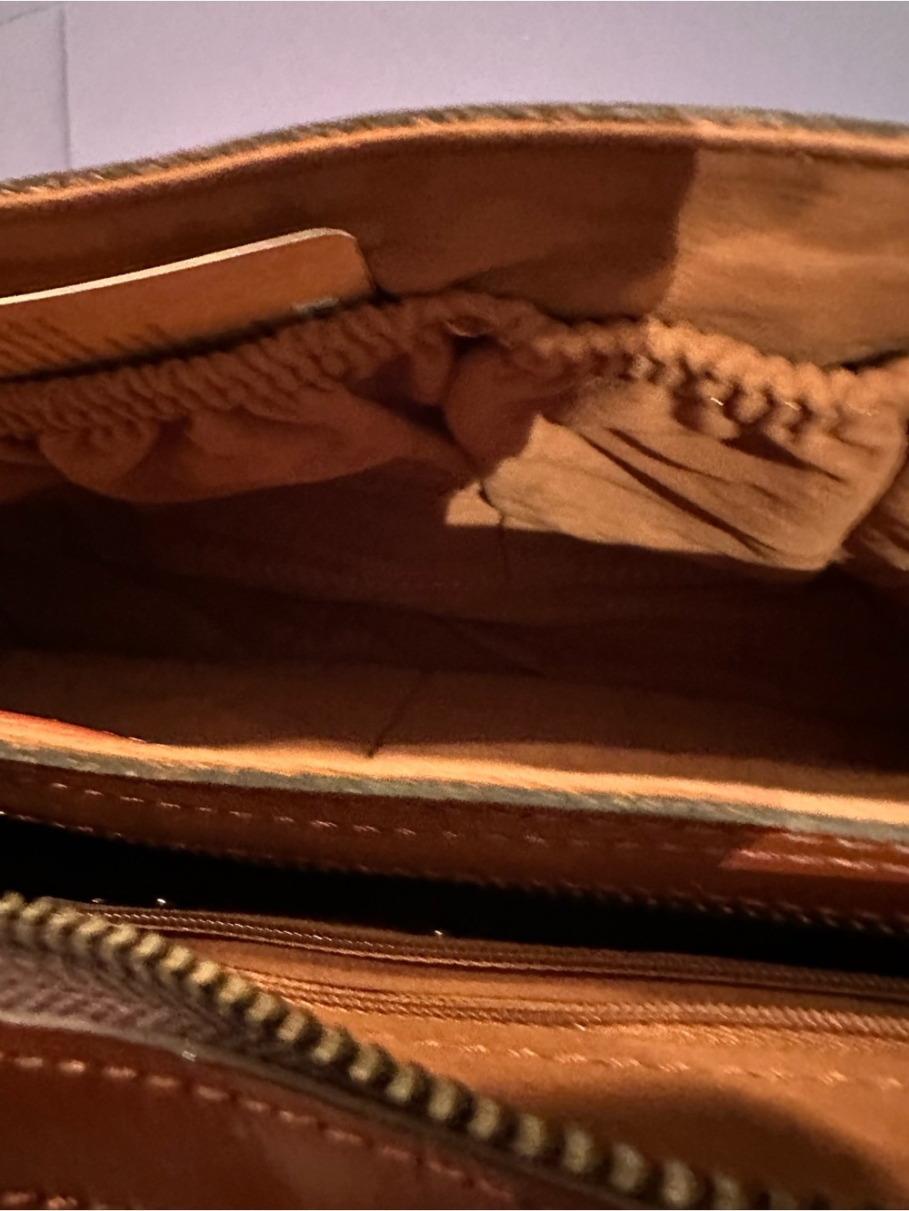 Patricia Nash Brown Leather Crossbody Bag - Picture 3 of 8